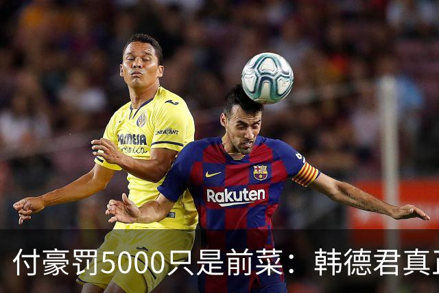 付豪罚5000只是前菜：韩德君真正干的这事，比输球还让球迷睡不着