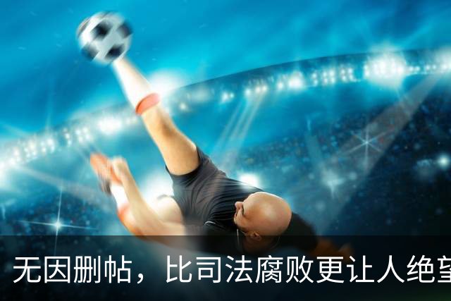 无因删帖，比司法腐败更让人绝望